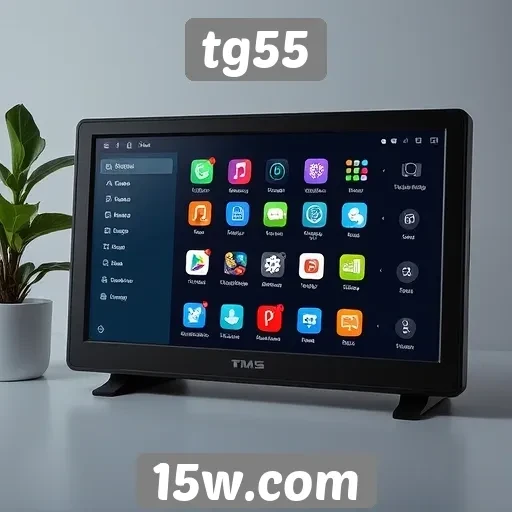 explorando a interface amigável do tg55