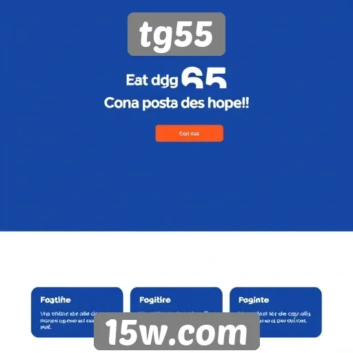 Análise das principais funcionalidades do site tg55
