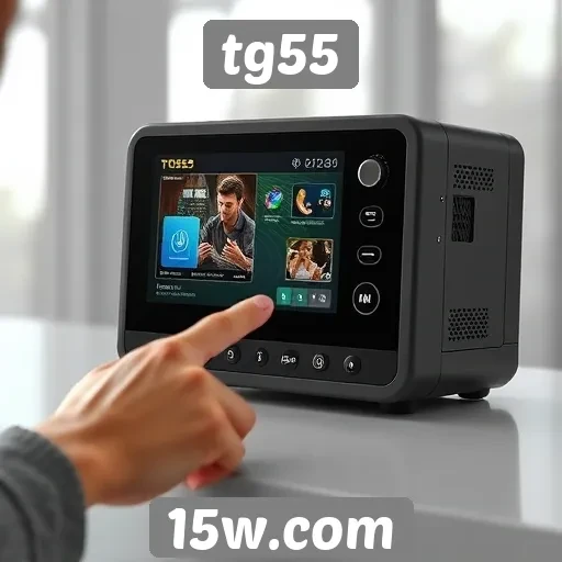 experiência de usuário aprimorada no tg55